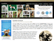 Tablet Screenshot of candidoceracchi.com